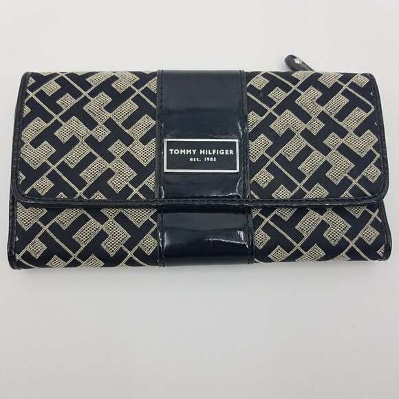 Vintage Tommy Hilfiger Signature Logo Wallet - Picture 1 of 5